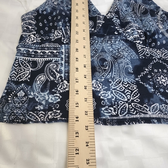 No Boundaries Women's 2pc. Blue Halter Top & Skirt Size XL NWT - Picture 5 of 7